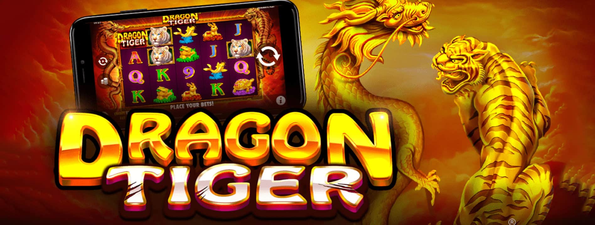 ภาพหน้าจอเกม ทดลองเล่นเกม Dragon Tiger 1